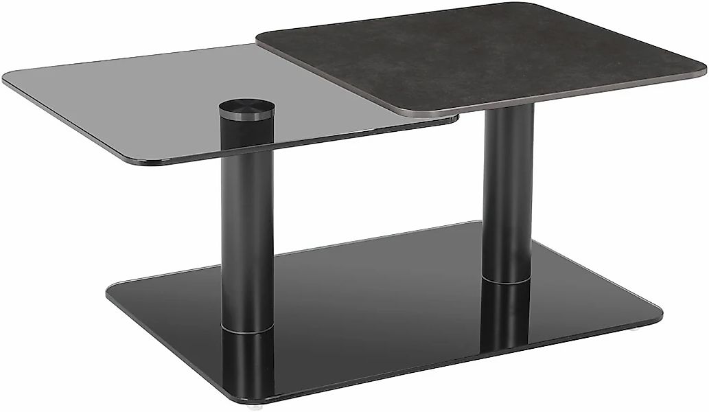 OTTO home Couchtisch "Craco" mit verschiebbarer Ablagefläche im puristische günstig online kaufen