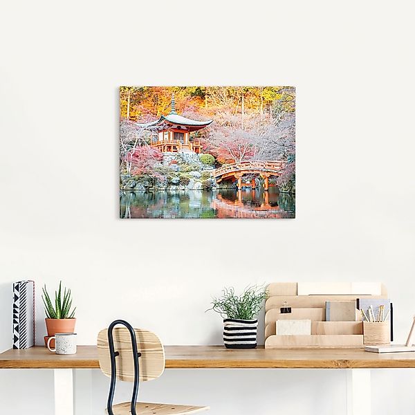 Artland Wandbild »Shingo Buddhistischer Tempel«, Gebäude, (1 St.), als Lein günstig online kaufen