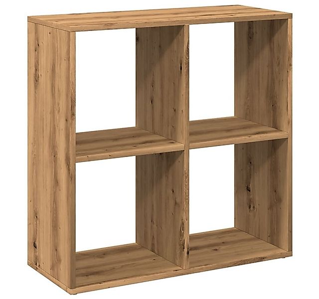 vidaXL Bücherregal Raumteiler-Bücherregal Artisan-Eiche 69,5x29x69,5 cm, 1- günstig online kaufen