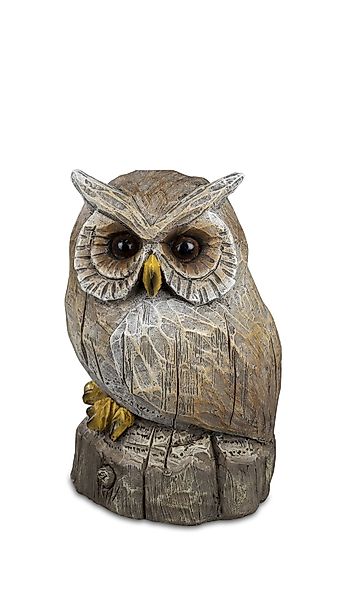 formano Gartenfigur Deko Eule in Holzoptik günstig online kaufen