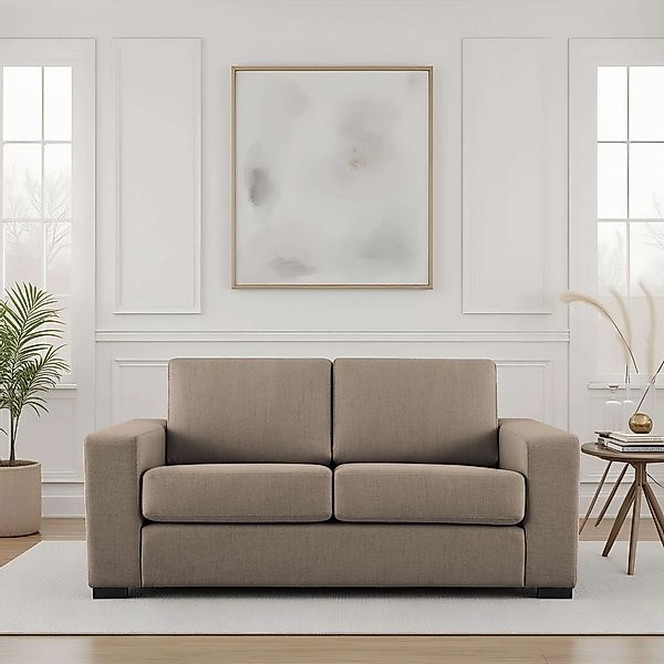 Home affaire 2-Sitzer "Branwell", Breite 175 cm, Struktur fein, mit Wellenu günstig online kaufen
