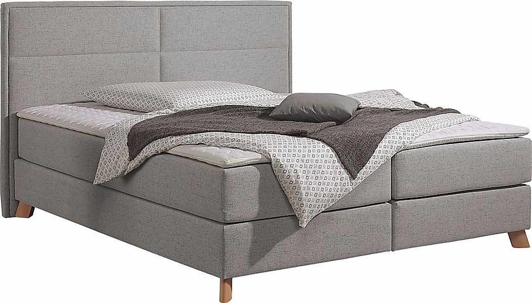 Home affaire Boxspringbett »Caria« in 5 Breiten, 3 Matratzen-Ausführungen, günstig online kaufen