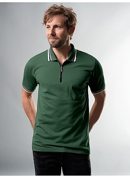 Trigema Poloshirt "TRIGEMA Poloshirt mit Reißverschluss" 1 Stk. günstig online kaufen