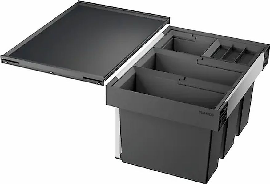 Blanco Mülltrennsystem »Flexon II 60/4«, 4 Behälter, Kunststoff, Stahlblech günstig online kaufen