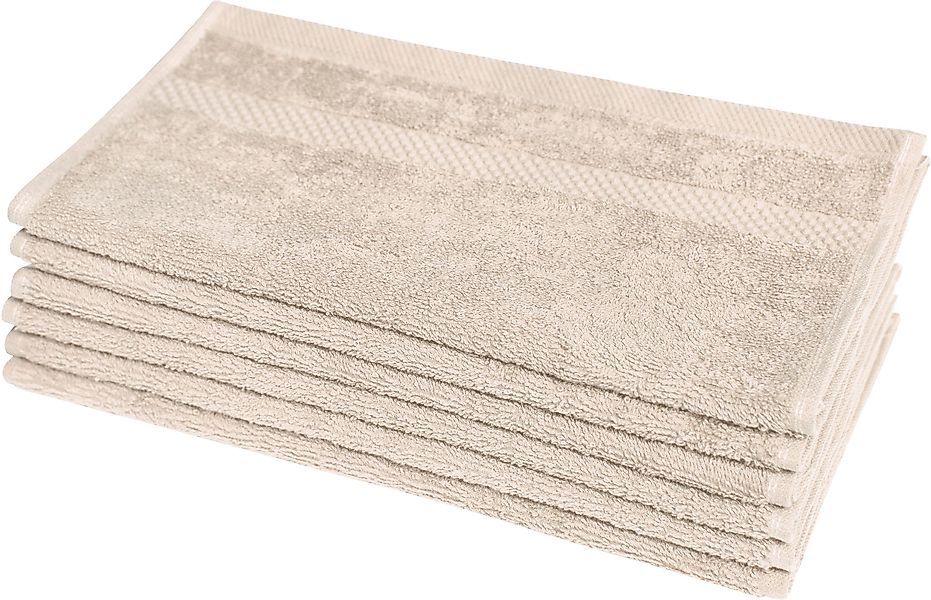Dyckhoff Gästehandtuch »Planet«, (6 St., 6er Set Gästehandtücher 30 x 50 cm günstig online kaufen