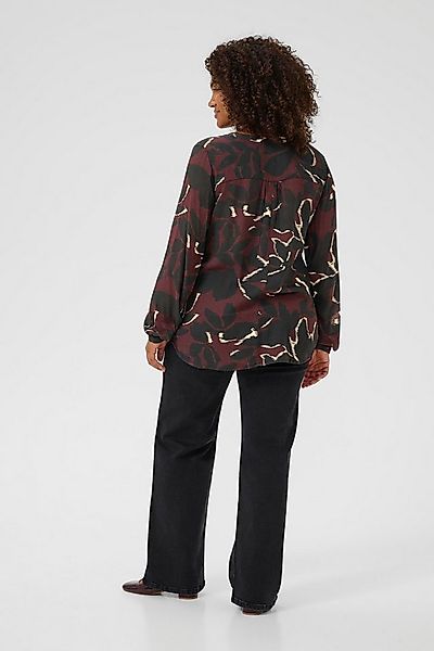 KAFFE Curve Langarmbluse Langarm-Bluse KCami Große Größen günstig online kaufen