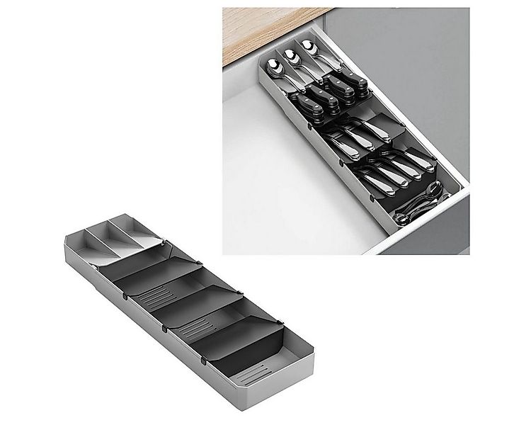 Gravidus Besteckeinsatz Besteck Organizer Schublade Schubladeneinsatz Beste günstig online kaufen