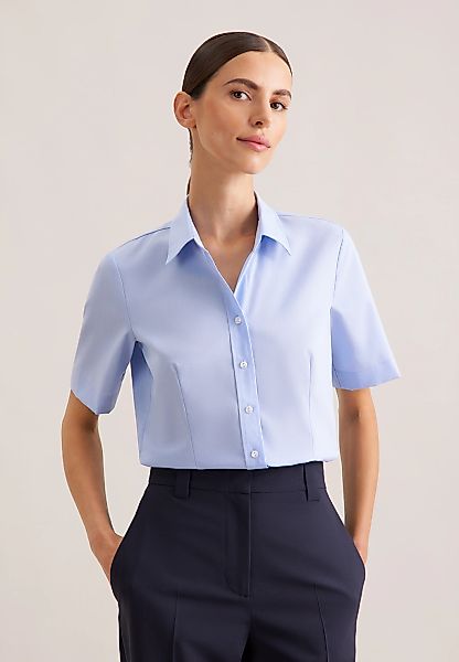 seidensticker Hemdbluse 1/2 Kragen Uni günstig online kaufen