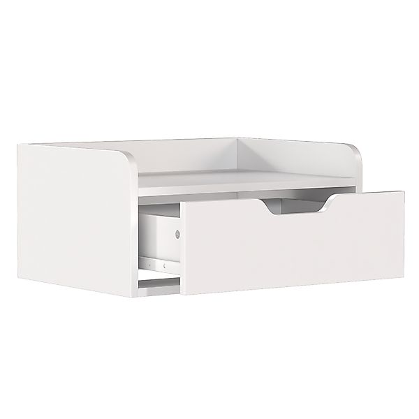 HOMCOM 2er-Set Wand-Nachttische – hängende Nachttische mit Schublade und Ab günstig online kaufen