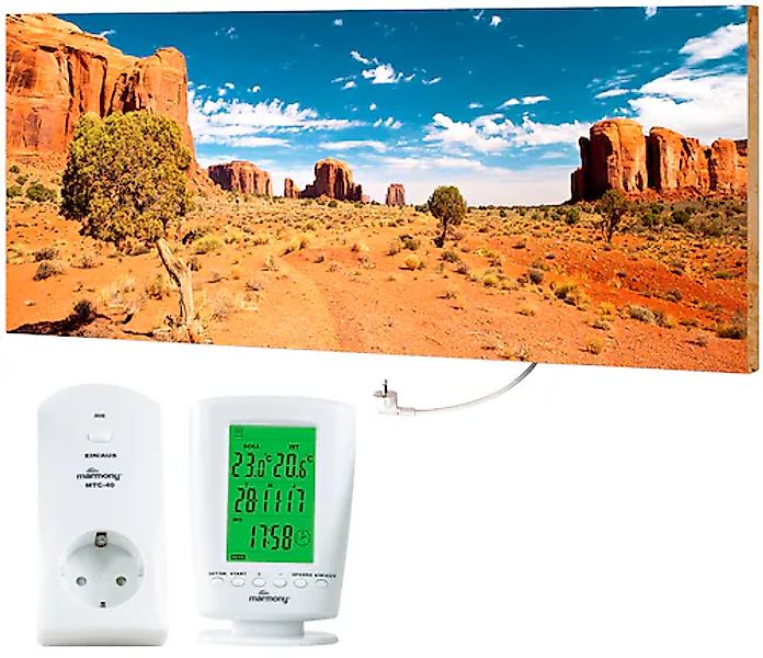 Marmony Infrarotheizung »MOTIV-Heizkörper "Monument Valley", 800 Watt« günstig online kaufen