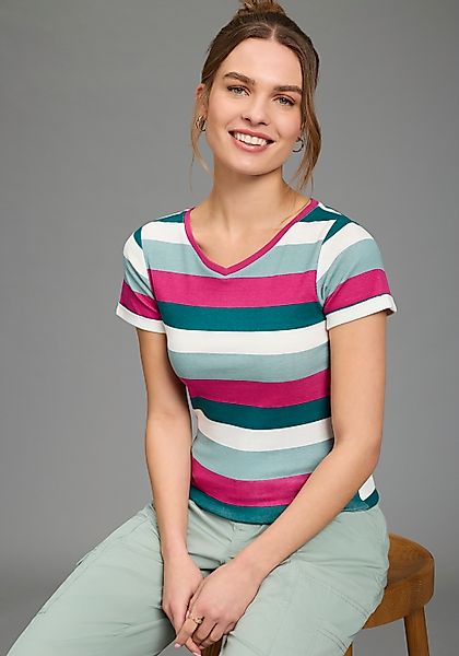 KangaROOS T-Shirt mit Streifen-Design günstig online kaufen