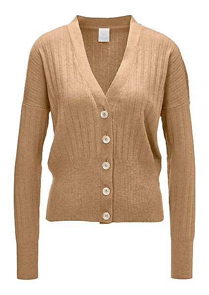 MADELEINE Strickjacke "Strickjacke Kurze Strickjacke mit V-Ausschnitt" günstig online kaufen