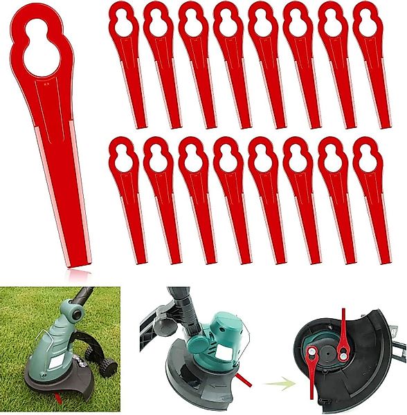 BlingBin Rasenmähermesser 100 Stück Ersatzmesser Rasentrimmer,Kunststoff günstig online kaufen