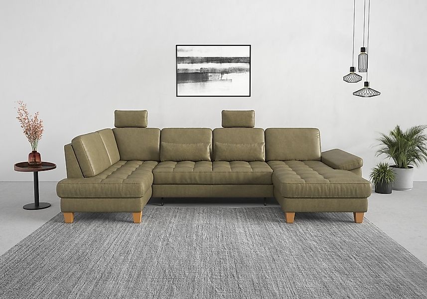 sit&more Wohnlandschaft "Westham U-Form" wahlweise mit Bettfunktion, Bettka günstig online kaufen