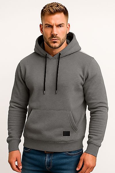 RMK Kapuzenpullover Invernizo Basic Einfarbig Herren günstig online kaufen