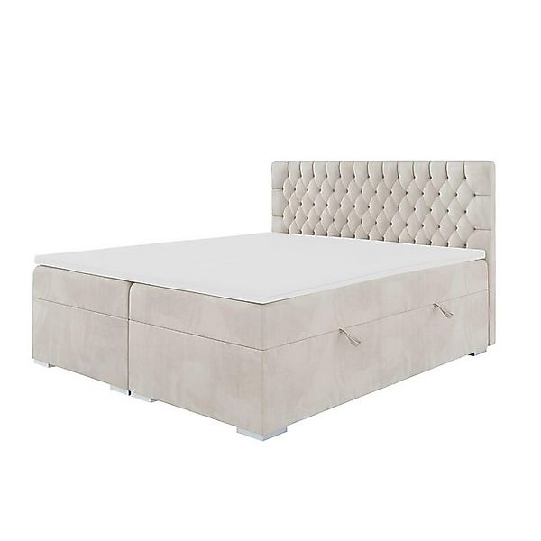 Xlmoebel Bett Boxspringbett Chesterfield Luxus Doppelbett Schlafzimmer Mode günstig online kaufen