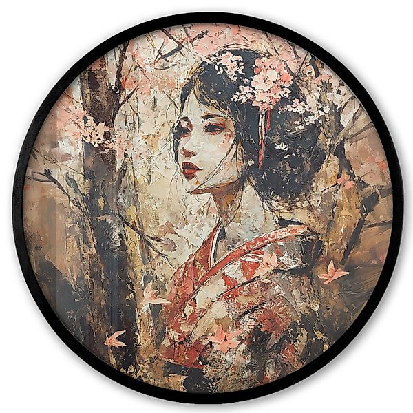 MuchoWow Poster Rund - Kimono - günstig online kaufen