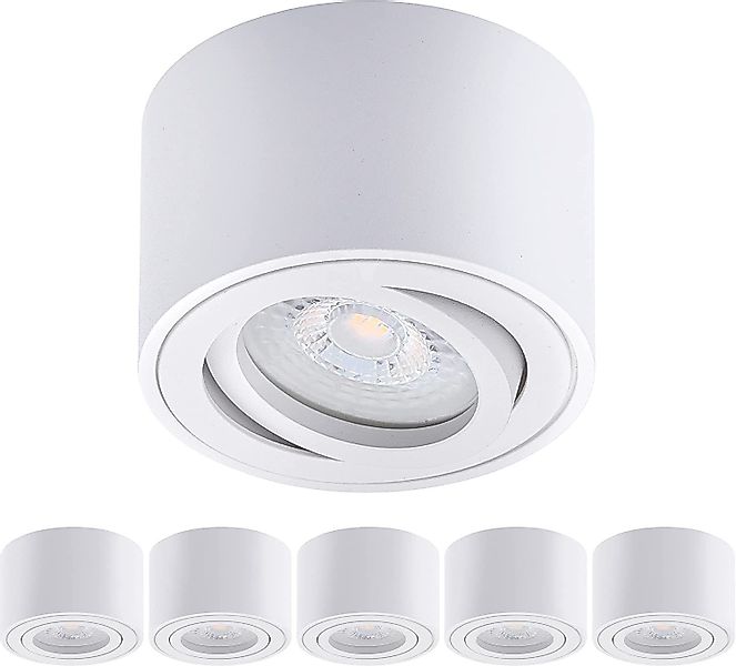 Oktaplex lighting LED Deckenstrahler 6er Set günstig online kaufen