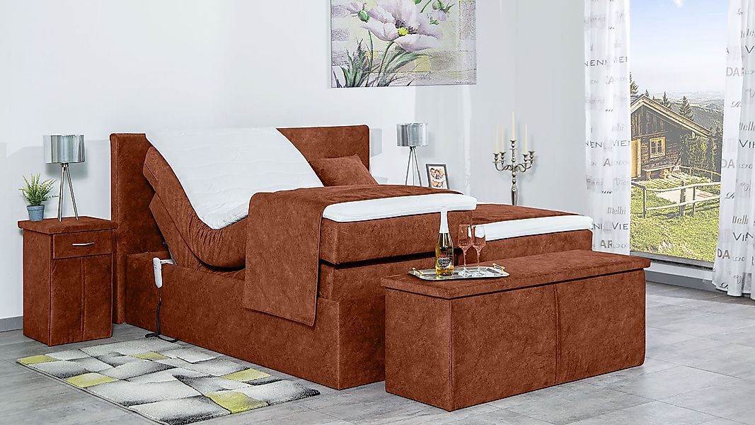 Meisterbetten Boxspringbett Nado (mit Motor, 7-Zonen günstig online kaufen