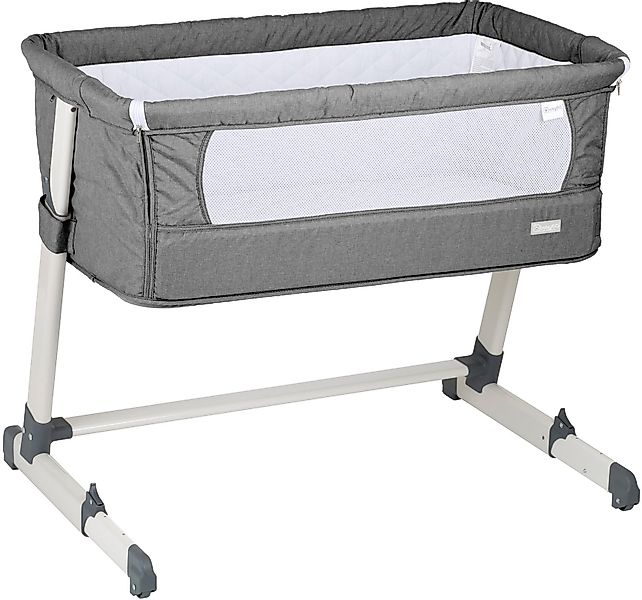BabyGo Beistellbett Together, grey, faltbar günstig online kaufen