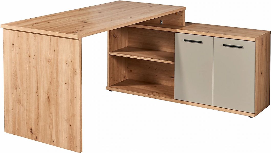 BEGA OFFICE Schreibtisch "Kanada, BxHxT 160x74x130 cm" 1 Stk. tlg. Breite 1 günstig online kaufen