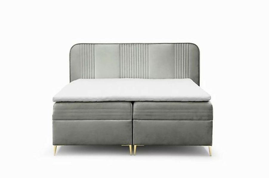 AN-MOEBEL4U Boxspringbett GOLDFLAIR, inkl. Bettkasten und Topper günstig online kaufen