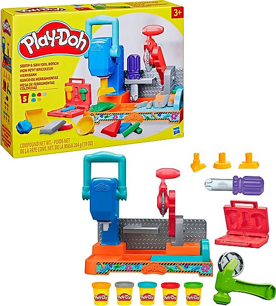 Hasbro Knete Play-Doh, Werkbank Spielset günstig online kaufen
