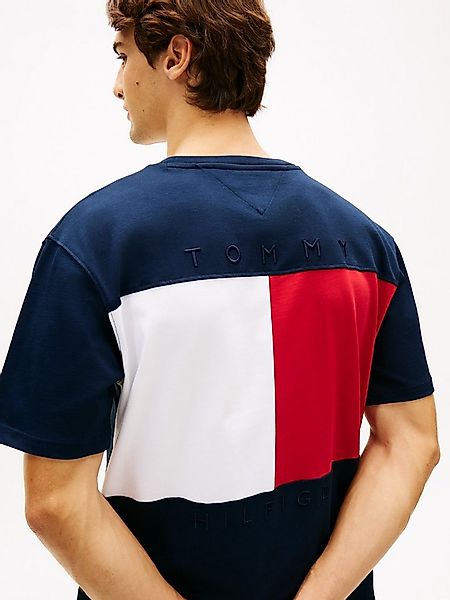 Tommy Hilfiger T-Shirt FLAG Regular fit mit Rundhalsausschnitt günstig online kaufen