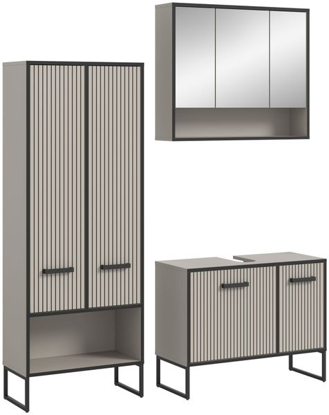 xonox.home Badmöbel-Set Badkombination Bagno, (3tlg. Set günstig online kaufen