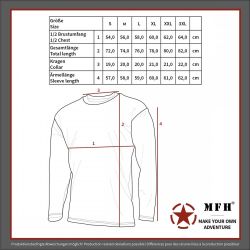 MFH Langarmshirt US Tarn-Shirt, langarm, CZ günstig online kaufen