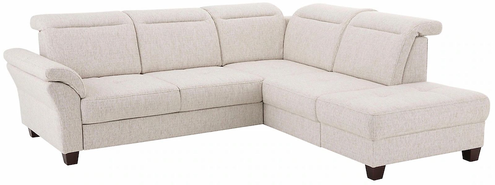 Home affaire Ecksofa "Solvei L-Form", wahlweise auch mit Kopfteilverstellun günstig online kaufen