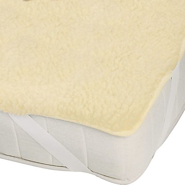 Erwin Müller, Topper Matratzenauflage "Saalfeld", Schurwolle Uni günstig online kaufen