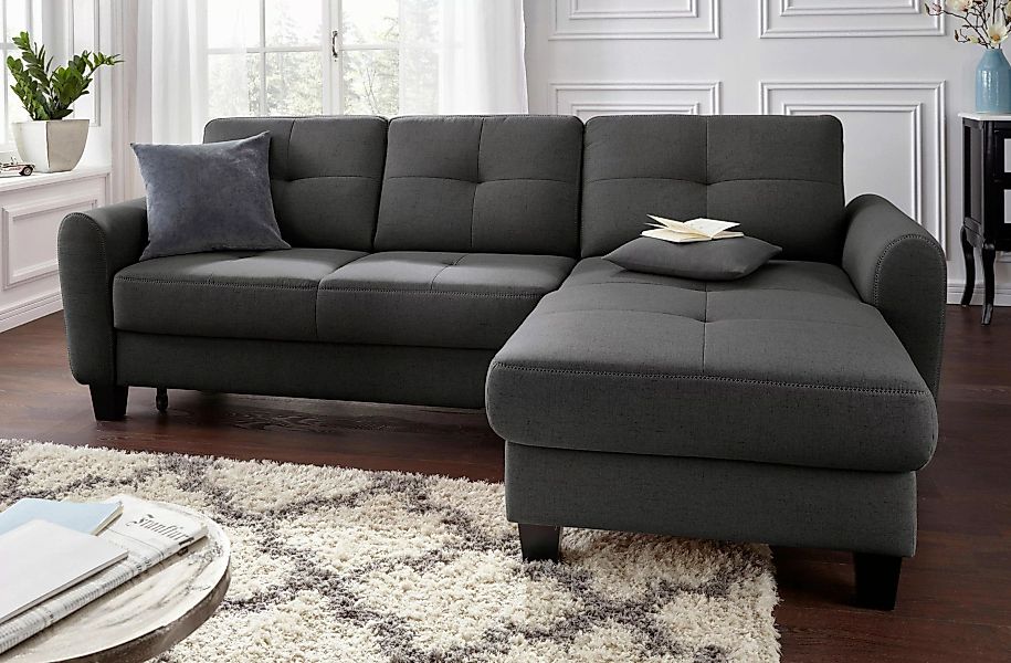 sit&more Ecksofa Varese L-Form, mit Federkern, günstig online kaufen