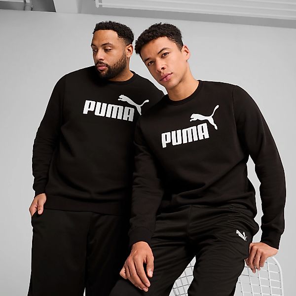 PUMA Langarmshirt "ESS NO. 1 LOGO CREW FL" reguläre Passform, sportlicher S günstig online kaufen