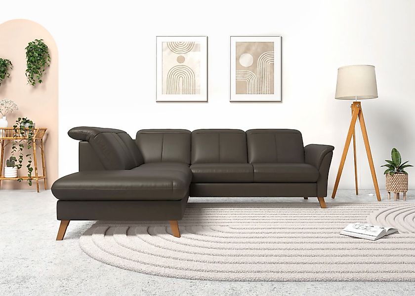 sit&more Ecksofa »Romero L-Form« wahlweise mit oder ohne TV-Funktion, Bettf günstig online kaufen