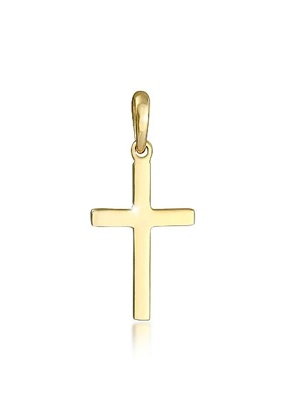 Elli Kettenanhänger Kreuz Schlicht Religion 925 günstig online kaufen