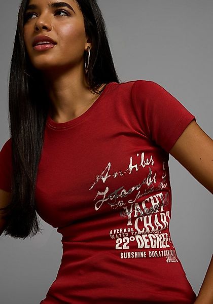 KangaROOS T-Shirt im Basic-Look mit Print günstig online kaufen