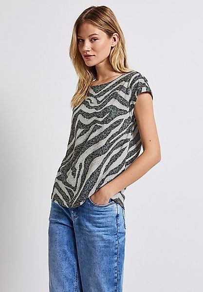 STREET ONE T-Shirt mit U-Boot-Ausschnitt günstig online kaufen