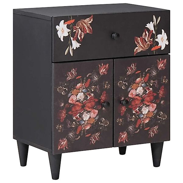 vidaXL Nachttisch Mehrfarbig 50 x 33 x 60 cm Massivholz Mango 4018711 günstig online kaufen