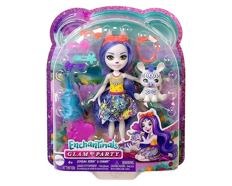 Mattel® Stehpuppe Mattel HNV28 - Enchantimals - Glam Party - Puppe + Zubehö günstig online kaufen