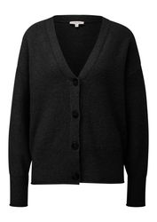 s.Oliver Strickjacke mit V-Ausschnitt und Knopfleiste günstig online kaufen
