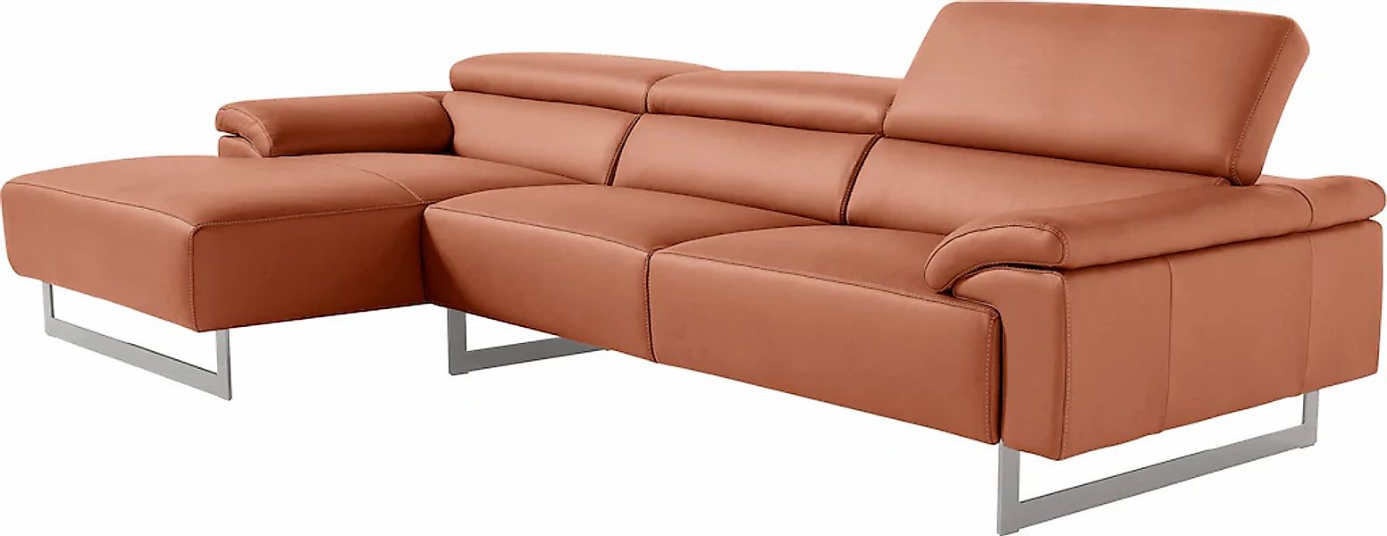 Egoitaliano Ecksofa "Malika, edel und bequem, Designsofa mit hochwertigen B günstig online kaufen