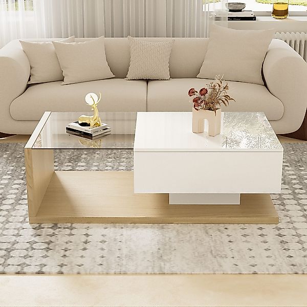 Celya Couchtisch Beistelltische, Couchtische mit Glas günstig online kaufen