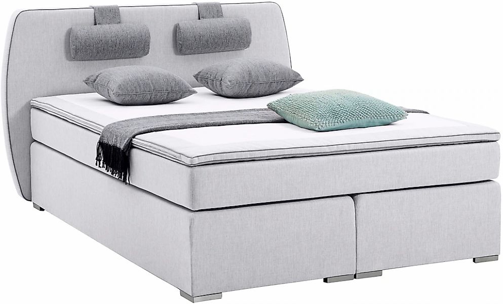ATLANTIC home collection Boxspringbett "Rex" mit Topper und verstellbaren N günstig online kaufen