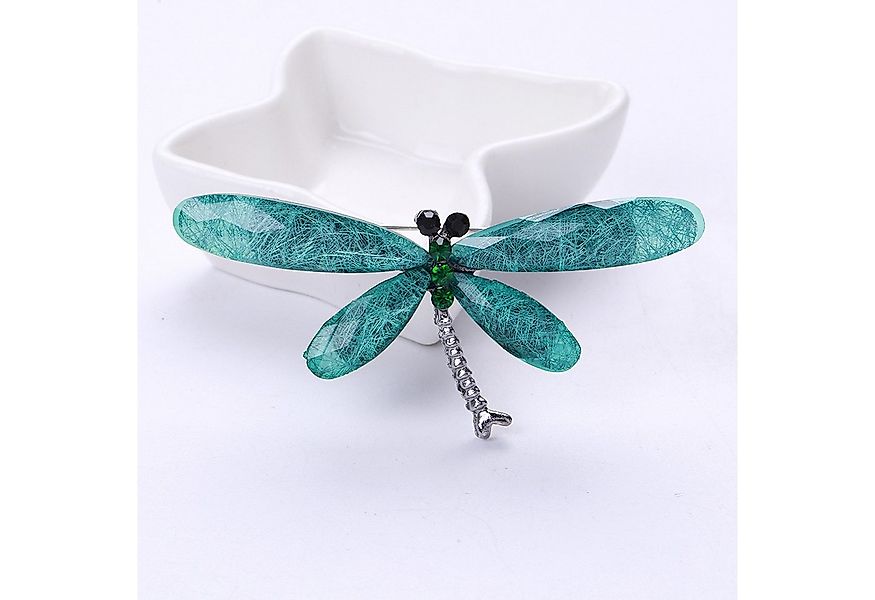 MayTree Brosche "Blaue Libelle" (Stück, 1-tlg), Metallbrosche in Form einer günstig online kaufen