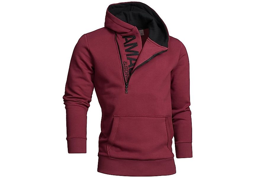 Amaci&Sons Kapuzenpullover HUNTSVILLE Kapuzenpullover Herren Zipper Pullove günstig online kaufen