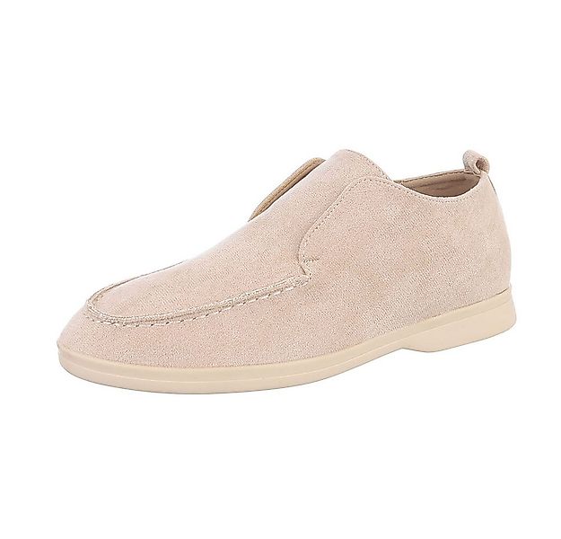 Ital-Design Damen Mokassins Freizeit Slipper (87117970) Blockabsatz Mokassi günstig online kaufen