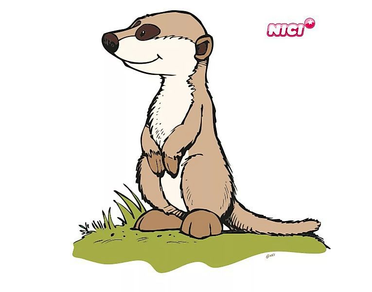 Wandtattoo Kinderzimmer NICI - Meerkat - Wache halten günstig online kaufen