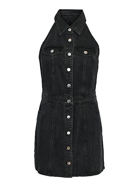 Noisy may Shirtkleid Jeanskleid mit Kragen und durchgehender Knopfleiste (m günstig online kaufen
