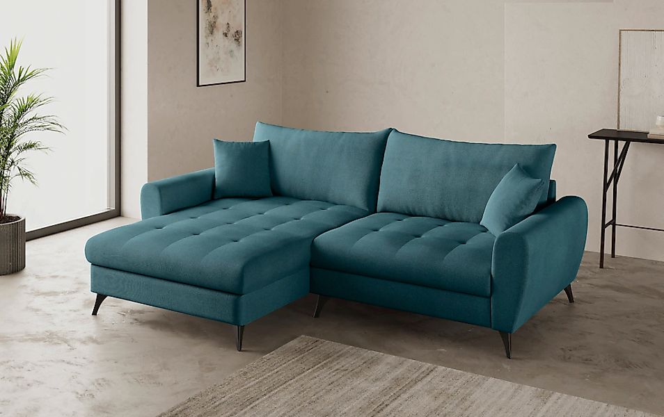 Mr. Couch Ecksofa "Blackburn II L-Form", Wahlweise mit Kaltschaumpolsterung günstig online kaufen